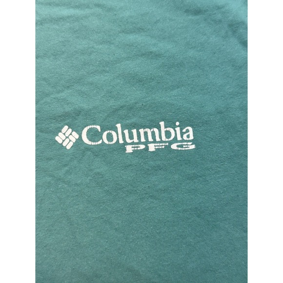 Columbia PFG Shirt‎ Mens XL Green Free Hugs Shark Graphic Fishing Tee - Picture 4 of 10